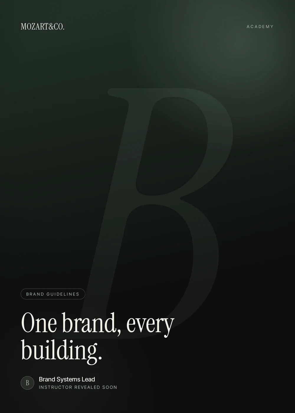 Brand Guidelines master class