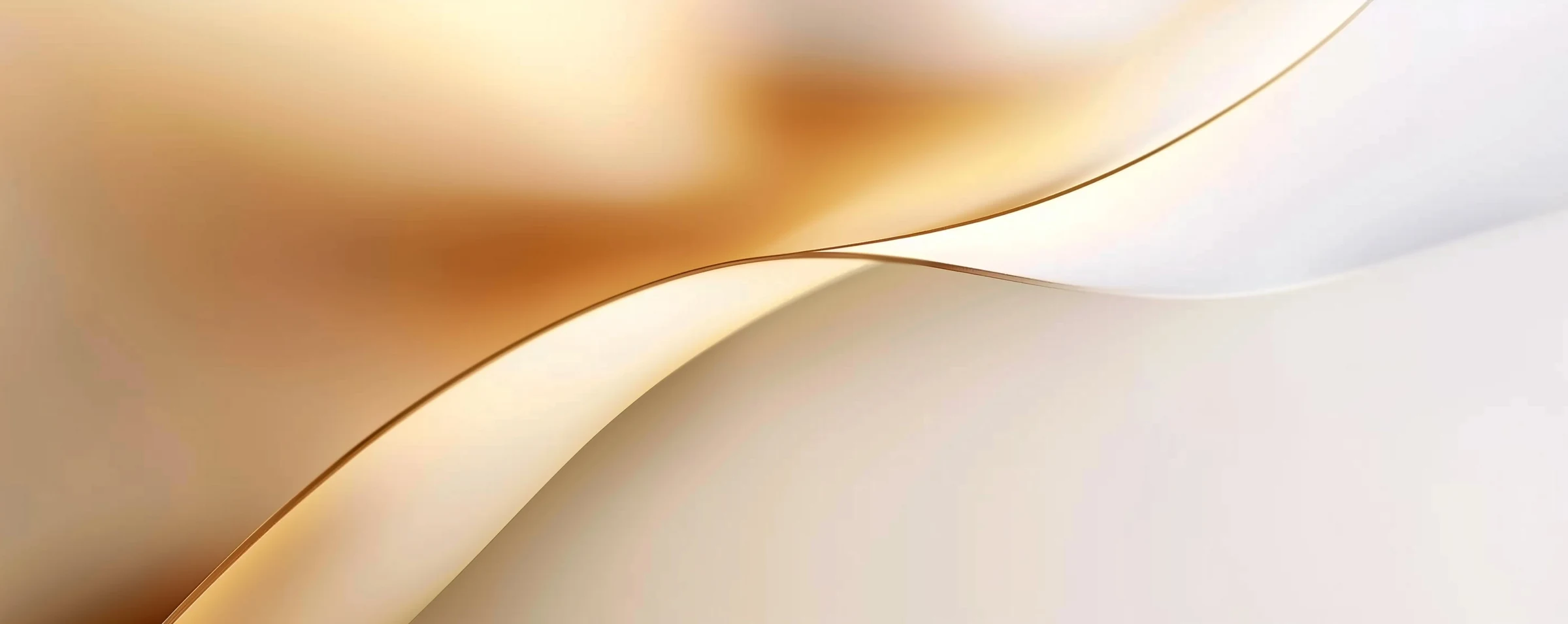 One Park Way brand gradient — silk fold in champagne