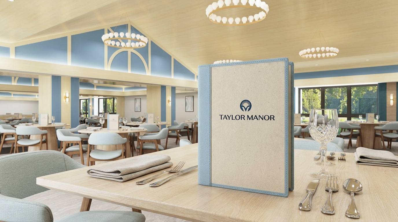 Dining menu cover