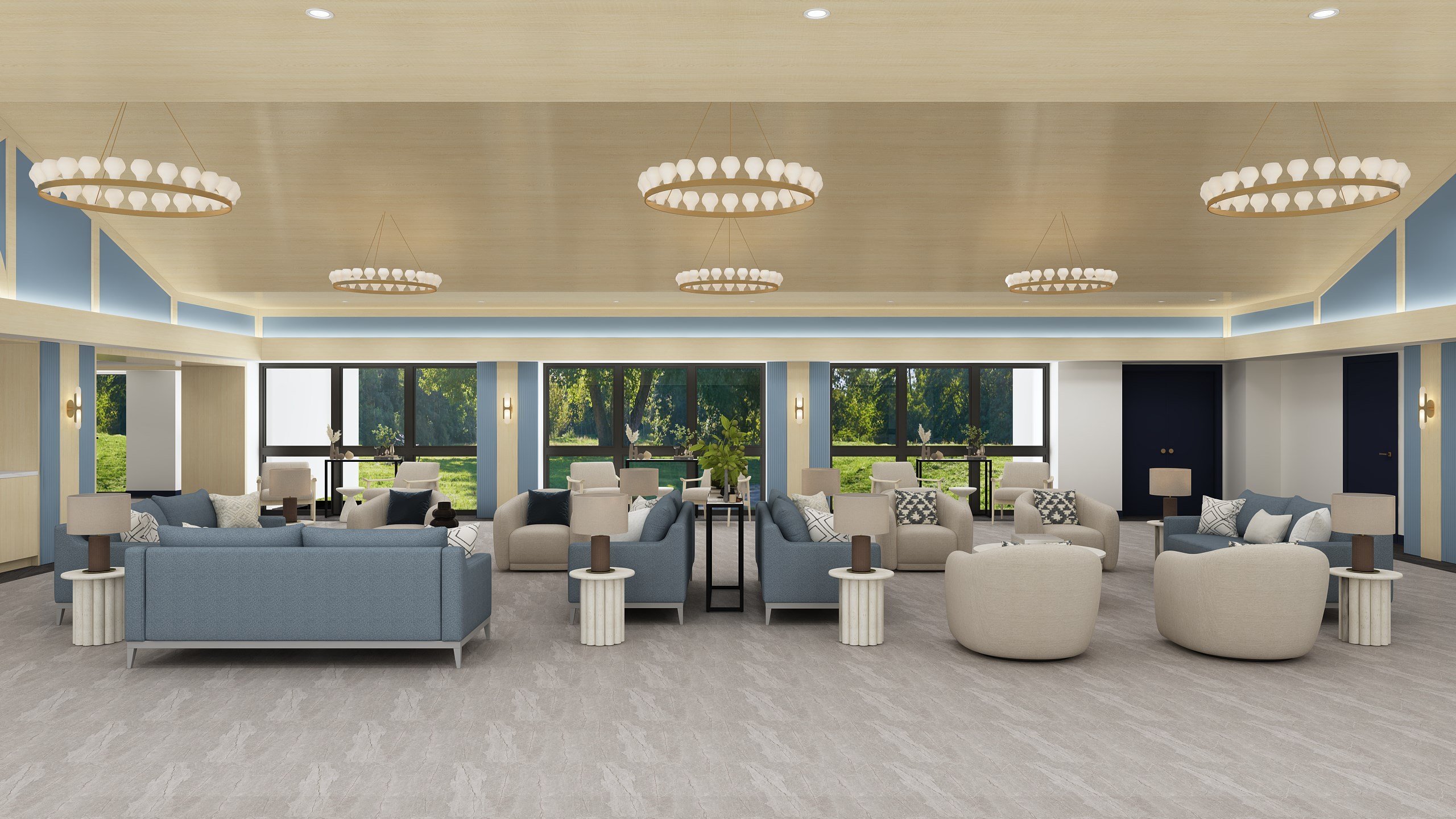 Taylor Manor lounge by HHDESIGNERS