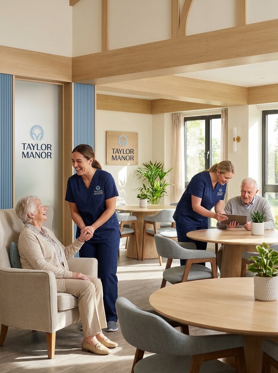 Caregivers with residents