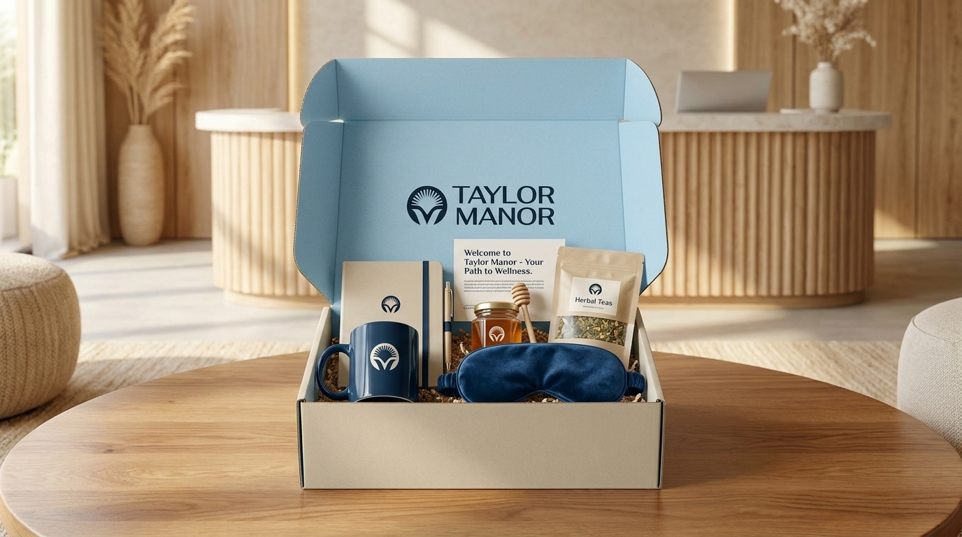 Welcome box in suite
